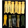 Image 1 : Lot of 11: Bakelite Clothespin Buttons.