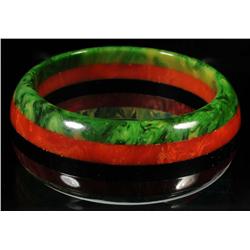 Bakelite Multi-Colored Bracelet.