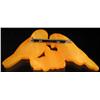 Image 2 : Bakelite Yellow Love Birds Pin.
