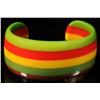 Image 1 : Bakelite 5-Color Cuff Bracelet.
