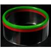 Image 1 : Bakelite Red, Green, & Black Bracelet.
