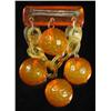 Image 2 : Bakelite Oranges Pin.