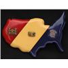Image 1 : Bakelite Red, White & Blue United States Pin.