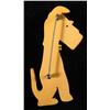 Image 2 : Bakelite Sitting Dog Pin.