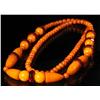 Image 1 : Bakelite Amber & Root Beer Colored Necklace.