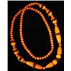 Image 2 : Bakelite Amber & Root Beer Colored Necklace.