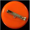 Image 2 : Bakelite Orange Mexican Hat Pin.