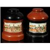Image 1 : Bakelite Brown & Black Salt & Pepper Shaker Set.