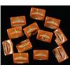 Image 2 : Lot of 12: Laminated Bakelite Deco Buttons.