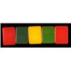 Image 1 : Bakelite Multicolor Geometric Bar Pin.