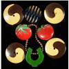 Image 1 : Lot of 7: Bakelite Buttons & Horseshoe Charm.
