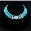 Image 1 : 4-Strand Turquoise Necklace.