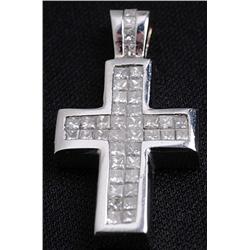 Diamond Cross Pendant.