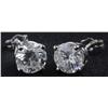 Image 1 : Pair of Diamond Earrings.