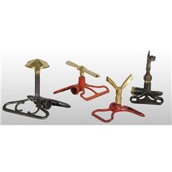 Lot of 4: Cast Iron Lawn Sprinklers.
