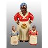 Image 1 : Lot of 3: Cast Iron Mammy Figures.