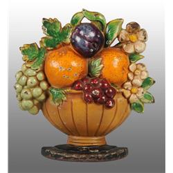 Cast Iron Fruit Bowl Doorstop.