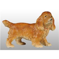 Cast Iron Cocker Spaniel Dog Doorstop.