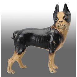 Cast Iron Boston Terrier Dog Doorstop.