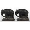 Image 1 : Cast Iron Elephant Bookends.