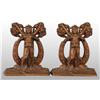 Image 2 : Lot of 2: Cast Iron Indian Bookend Pairs.