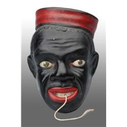 Black Americana Pottery String Holder.