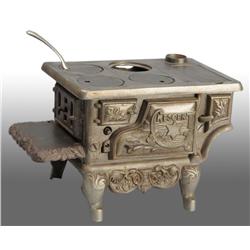 Cast Iron Rescent Toy Children's Stove.