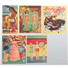 Image 1 : Lot of 5: Uncut Paper Dolls.