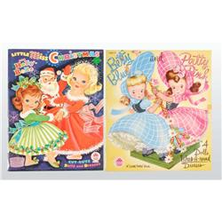 Lot of 2: Uncut Merrill Paper Doll Book.