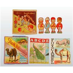 Lot of 3: Paper Toys.