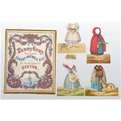 Lot of "Fanny Gray" Boxed Paper Doll.