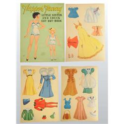 Lot of "Flapper Fanny" Paper Doll Book.