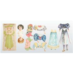 Lot of Tuck "Dolly’s Wardrobe" Paper Doll.