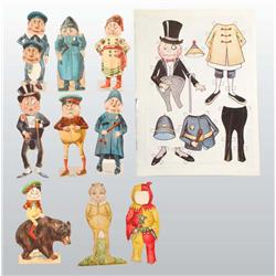 Lot of Palmer Cox Brownie Paper Dolls.