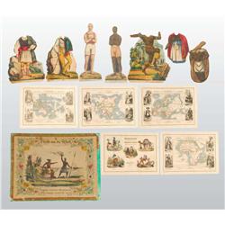 Lot of "The Voyage(sic) Around the World".