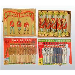 Lot of 3: Military Paper Toys.