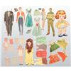 Image 1 : Lot of Cut Paper Dolls.