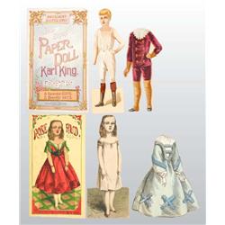 Lot of McLoughlin Paper Dolls.