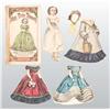 Image 1 : Lot of 4: McLoughlin Paper Dolls.