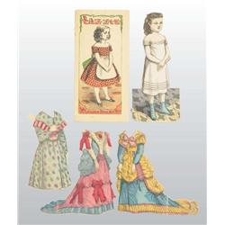 Lot of 5: McLoughlin Paper Dolls.