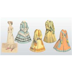 Lot of McLoughlin Paper Dolls.