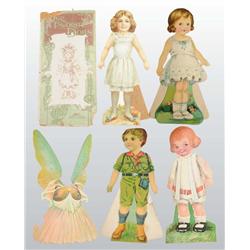 Lot of Large Paper Dolls.