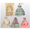 Image 1 : Lot of Early Paper Dolls.