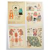 Image 1 : Lot of Uncut Paper Doll Sheets.