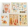Image 1 : Lot of Miscellaneous Paper Doll Sheets.