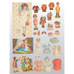 Lot of Miscellaneous Paper Dolls.