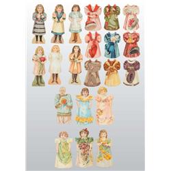 Lot of Advertising Paper Dolls.