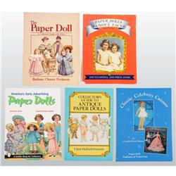Lot of Paper Doll Reference Books.