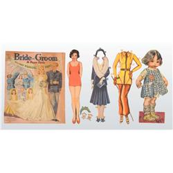 Lot of Cut Paper Dolls.