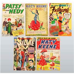 Lot of 8: Comic Books with Paper Dolls.